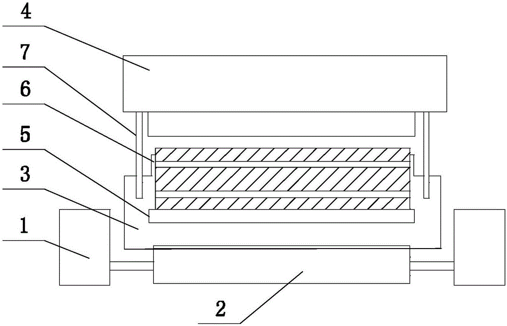 一种双面双玻光伏组件层压装置的制作方法