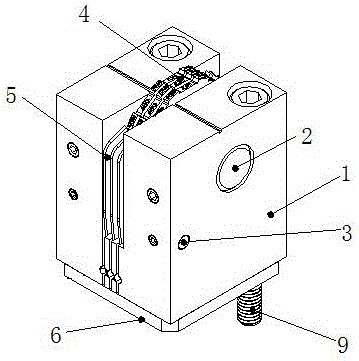 一种新型一体式旋转字模组件的制作方法