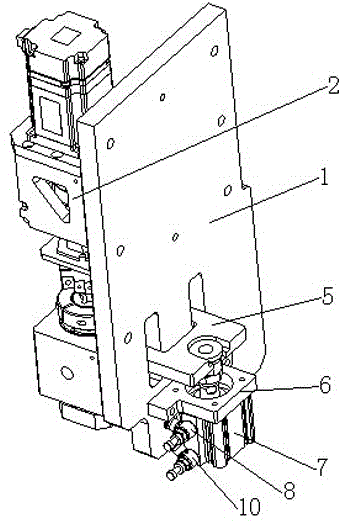 一种FPC贴片机机头的Z轴运动控制机构的制作方法