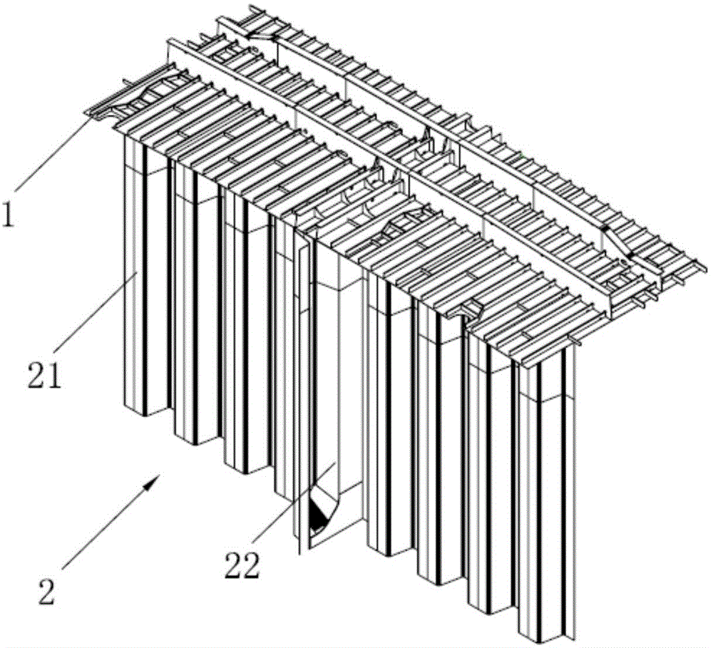 一种槽型舱壁总段的组装方法与流程
