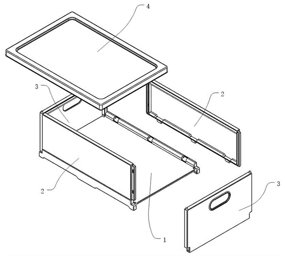一种可折叠的收纳箱的制作方法