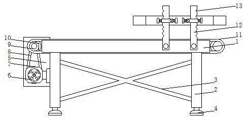 一种滑橇输送机用定位夹紧器的制作方法