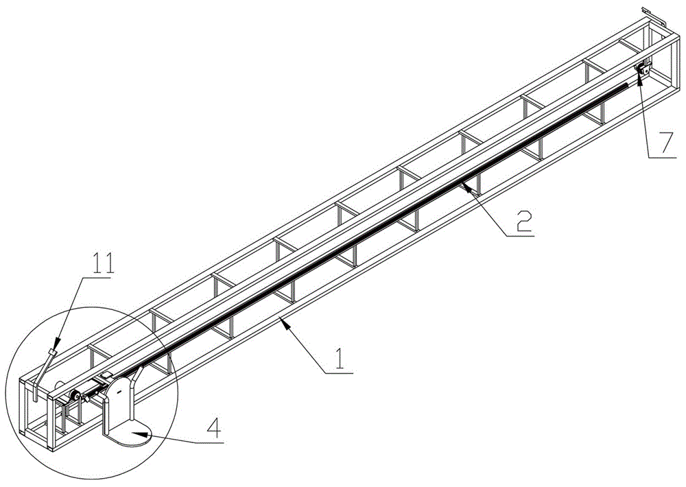 壁挂式无障碍通道爬楼机的制作方法