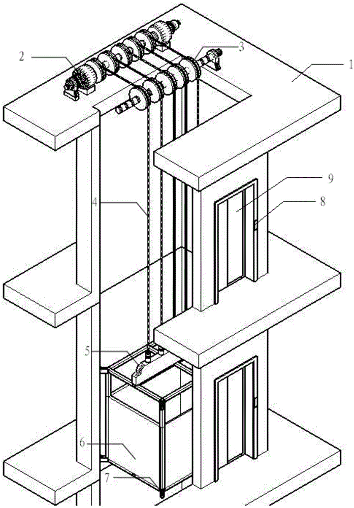 一种电梯井材料提升装置的制作方法
