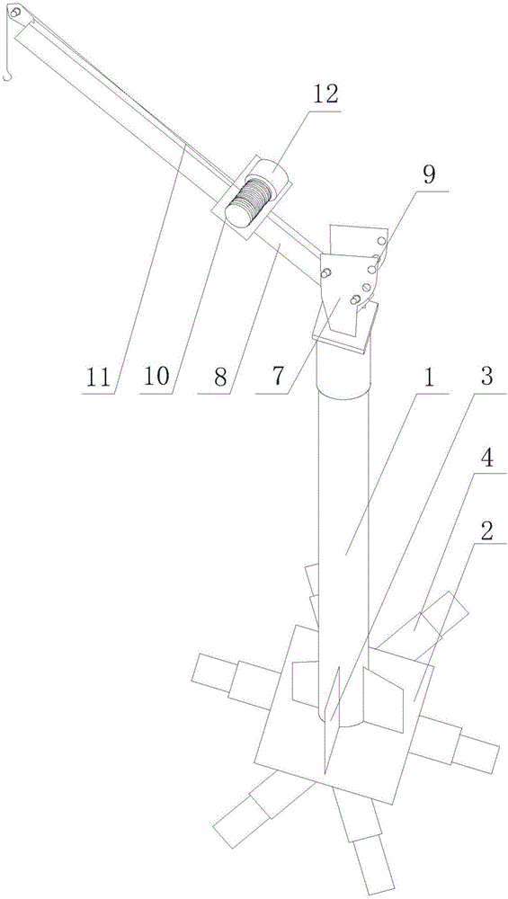 一种拆装伸缩调节组合式支撑吊装机的制作方法