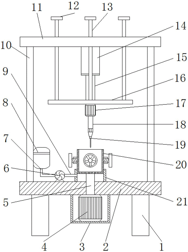 一种机床回转支承生产用打孔装置的制作方法