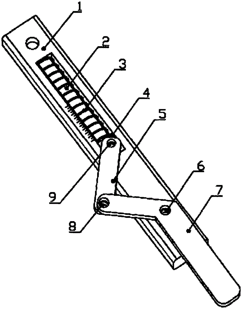 一种使用弹簧测力的曲柄滑块微扭矩扳手的制作方法