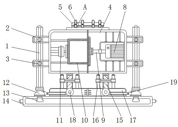 一种建材加工用防粘黏脱模装置的制作方法