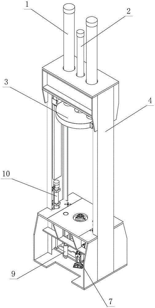 一种空气弹簧硫化专用机的制作方法