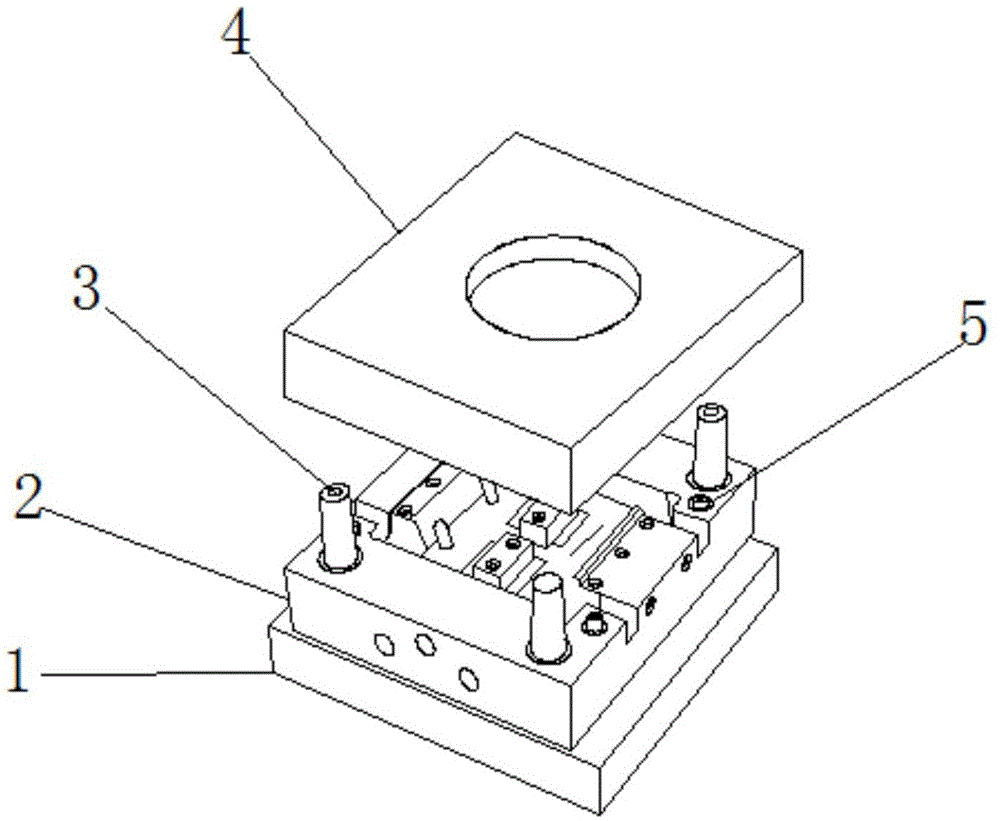 一种用于固定架加工的模具的制作方法