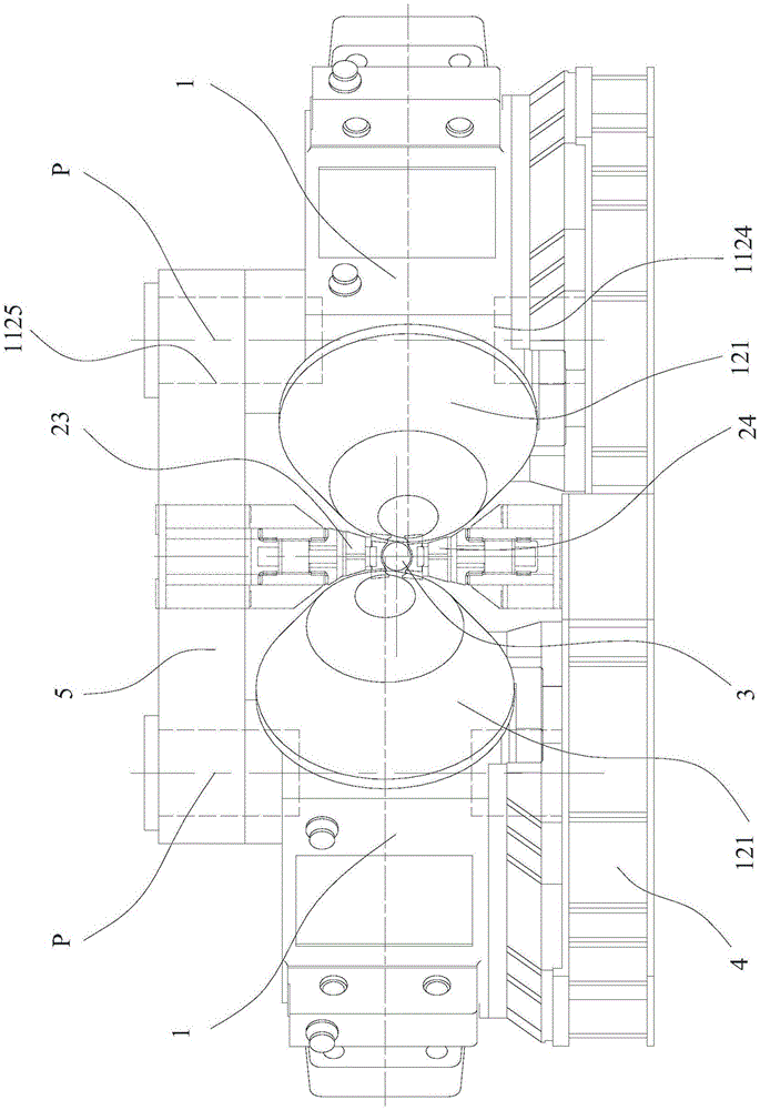 可变交错角的热轧钢管旋扩机的制作方法
