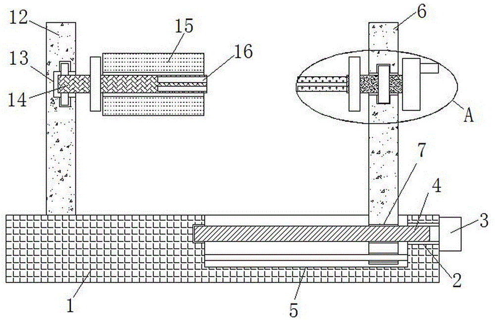 缠绕胶管生产用钢丝倒线机的制作方法