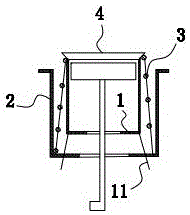 一种限温器内杯定位包边的连续冲压装置的制作方法