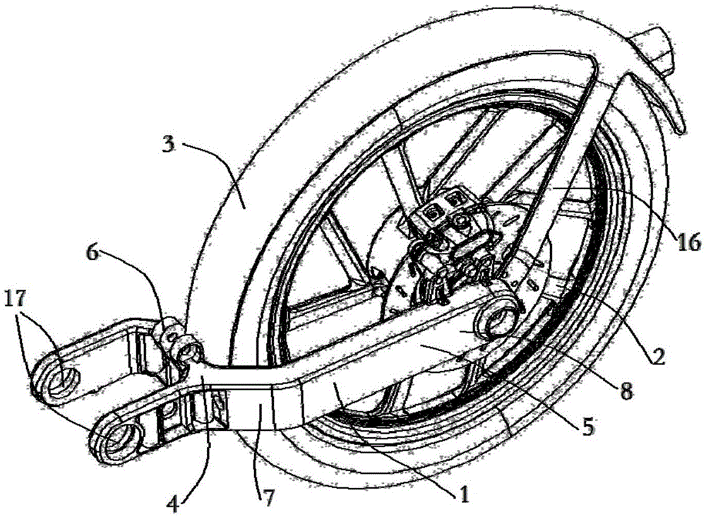 一种电动自行车的后轮组件的制作方法