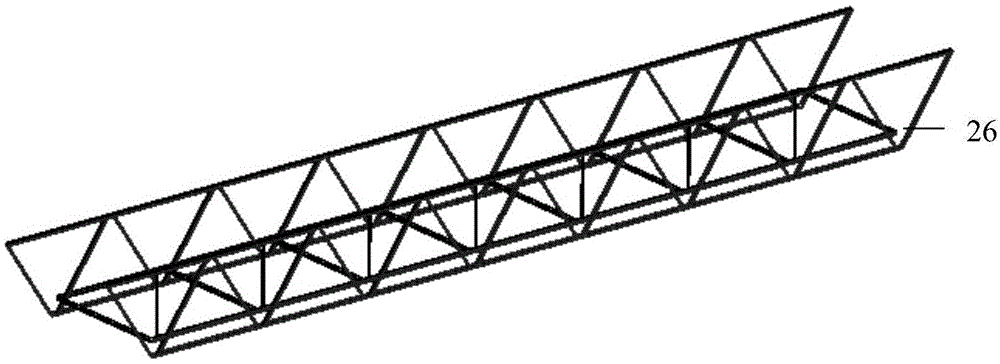 一种抗强震的预制装配式步道桁架桥结构的制作方法