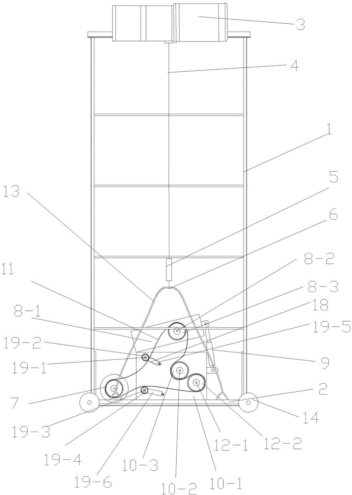 一种简支梁预应力管道橡胶抽拔管穿输机的制作方法