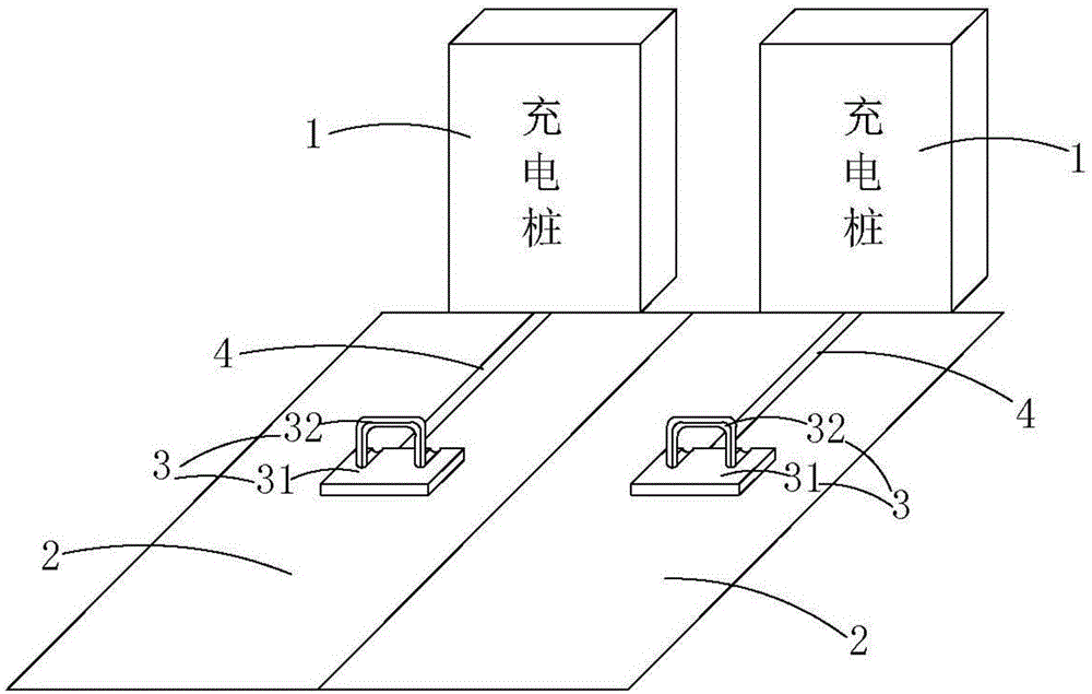 一种电动车位锁供电系统的制作方法