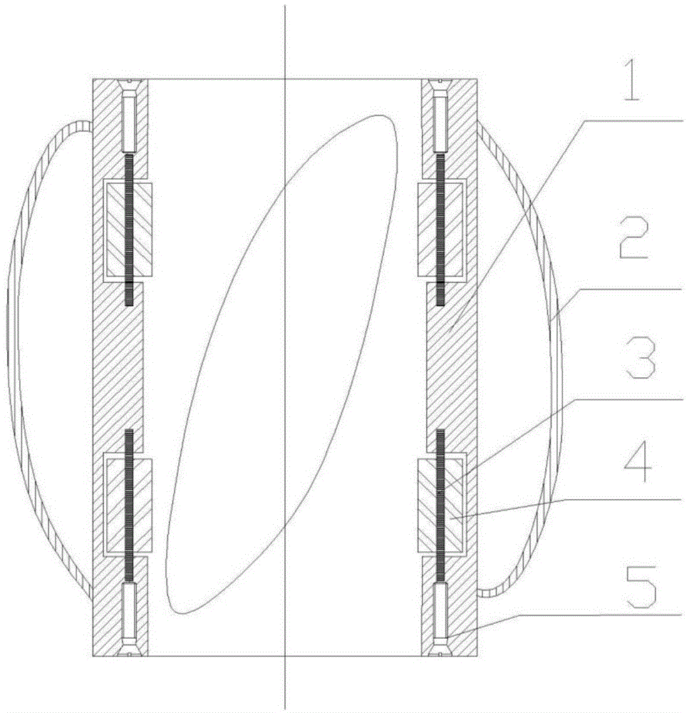 一种带有内滚轮的半刚性螺旋扶正器的制作方法