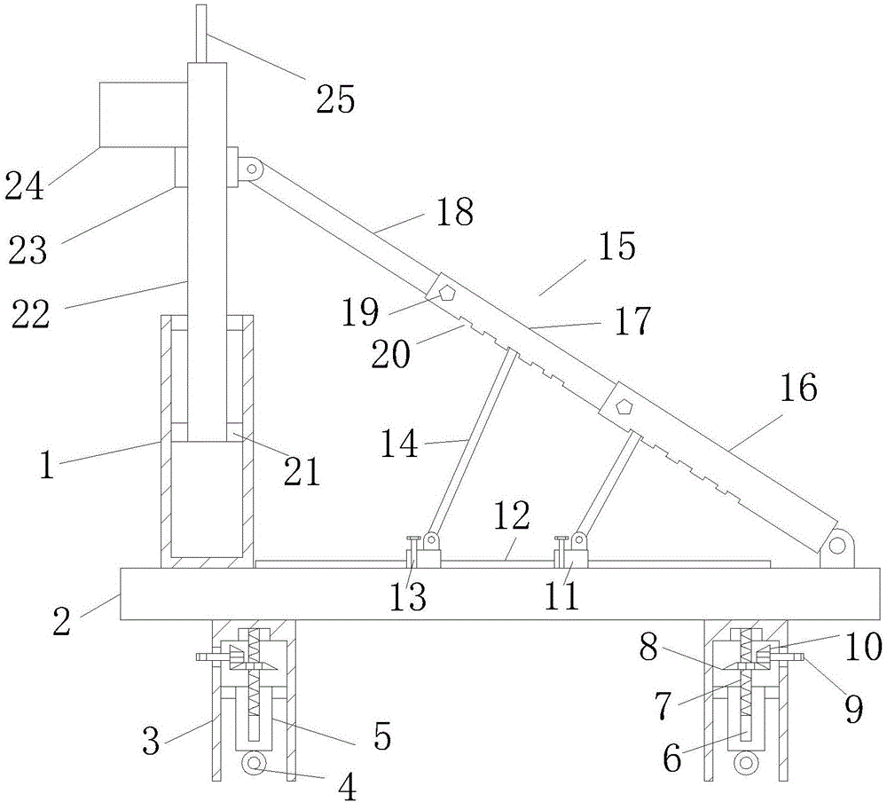 一种高效电器维修架的制作方法