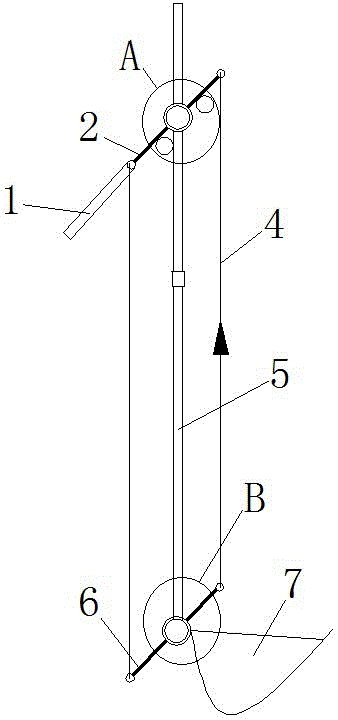 手动雨污水井清掏器的制作方法