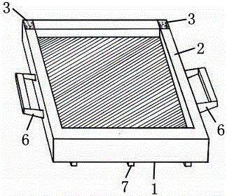 电磁炉四方形油体导热装置的制作方法