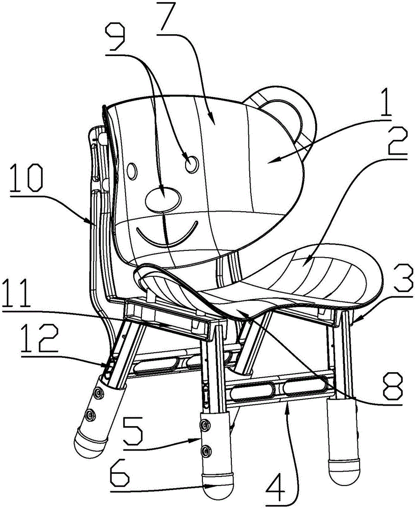 一种儿童坐姿矫正椅的制作方法