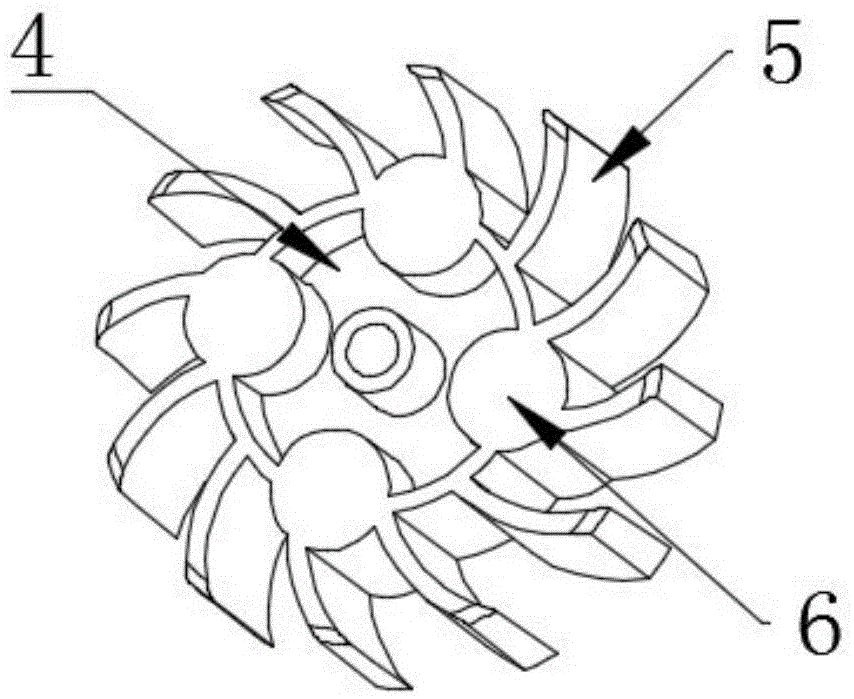 一种流量计叶轮的制作方法