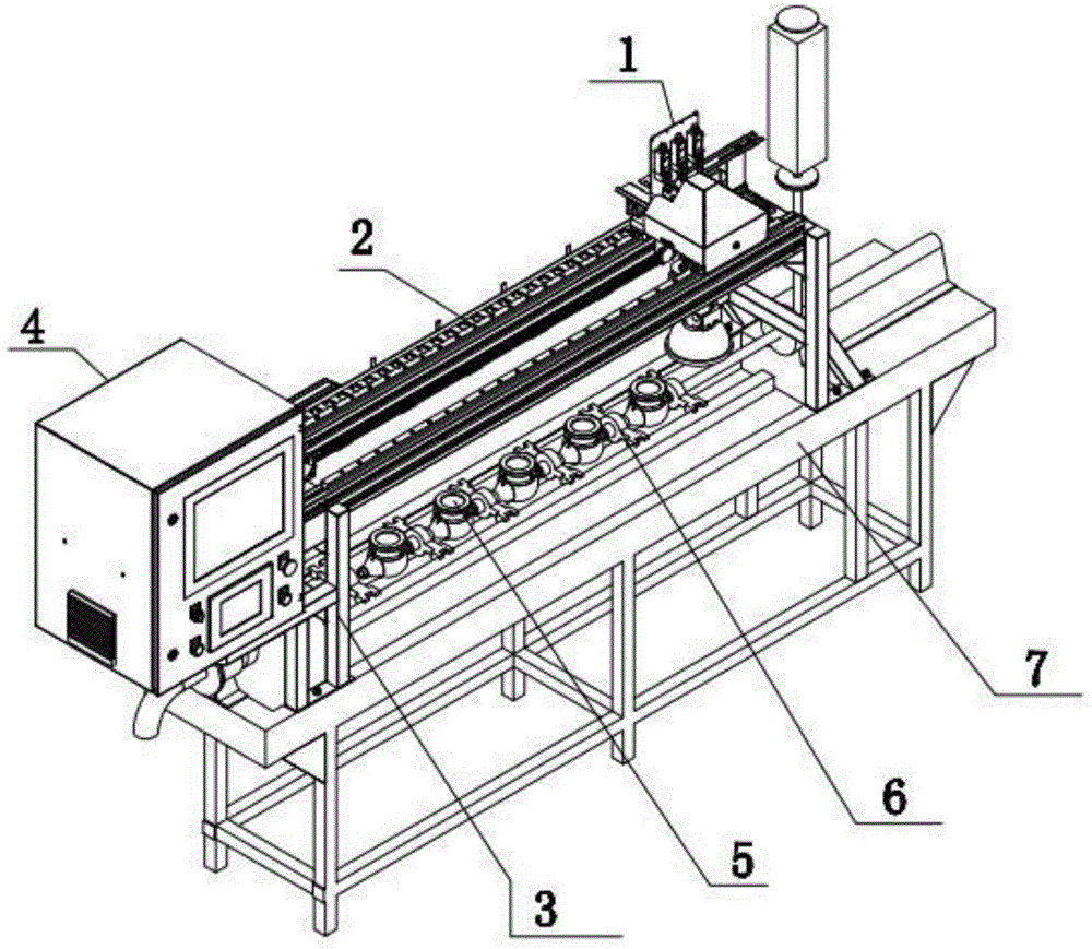 一种数排串联水表智能检测机的制作方法