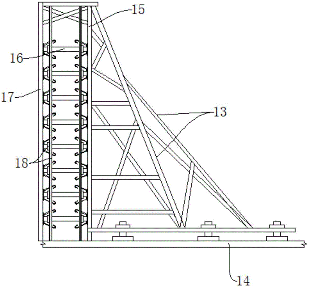 一种结构加载墙用加载定位模具的制作方法