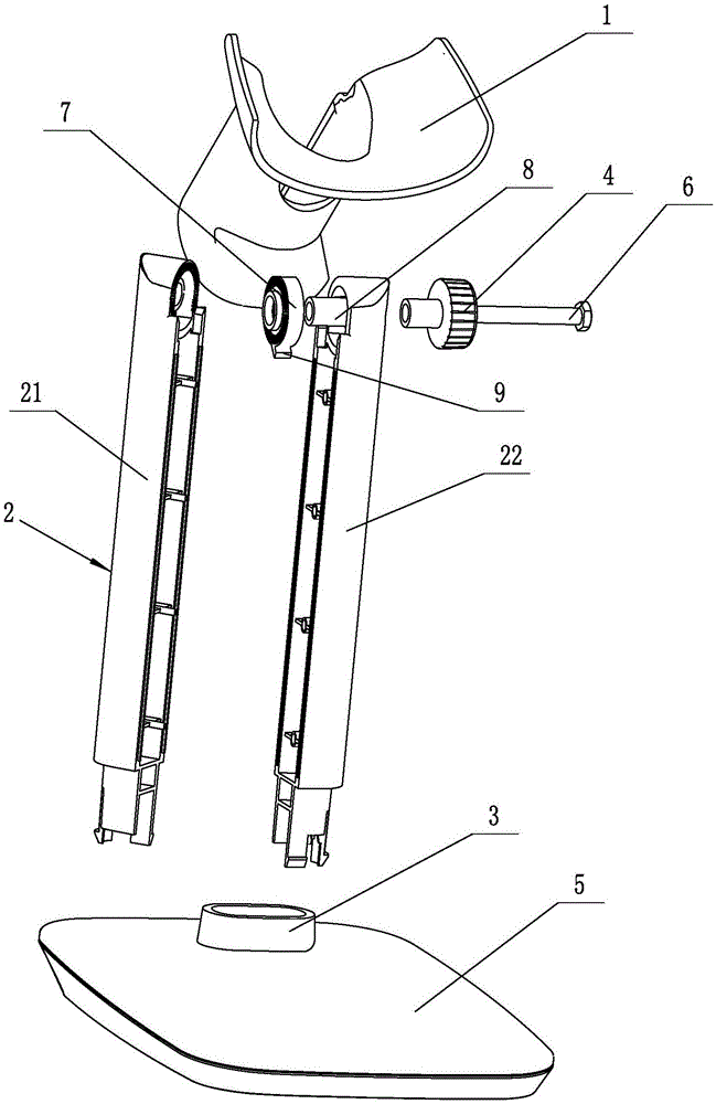 条码扫描器支架的制作方法