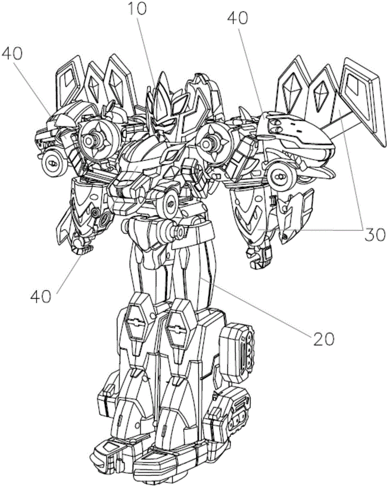 一种拼装机器人玩具的制作方法
