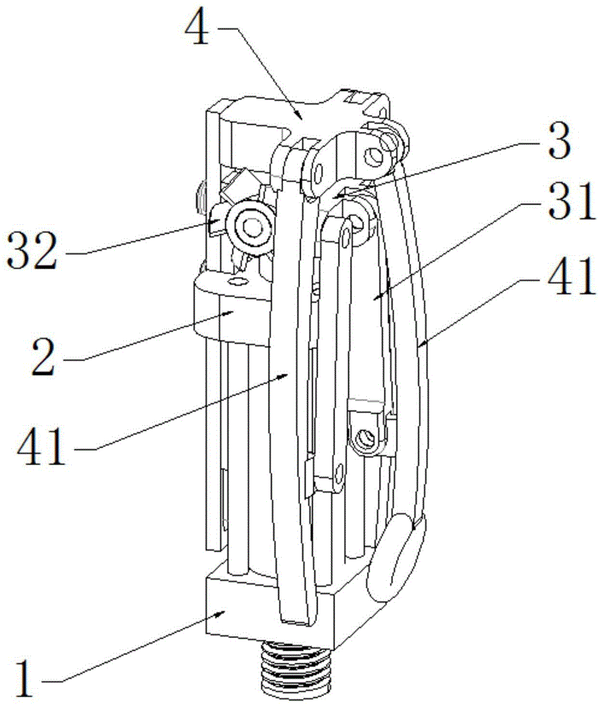 一种洗鞋机用鞋模支架的制作方法