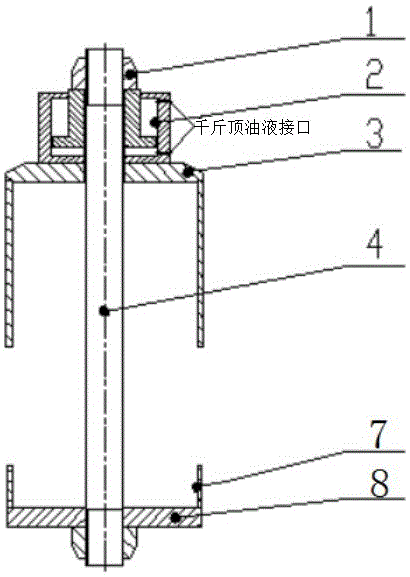 针对大型齿轮在大过盈量大锥度配合下反复装拆卸的工装及其应用的制作方法