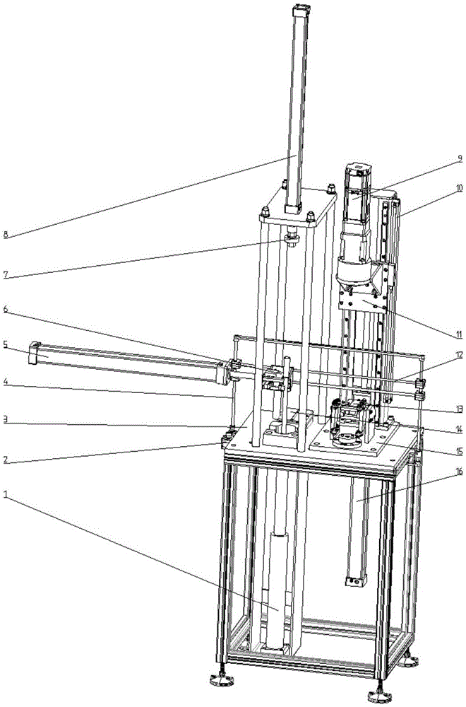 一种电梯缓冲器柱塞自动装配机构的制作方法