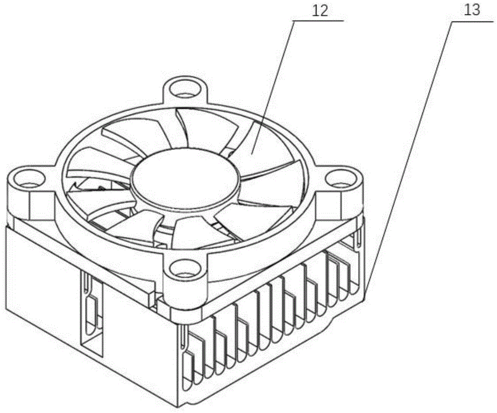 适用于工业机器人的CPU散热器夹具及安装装置的制作方法