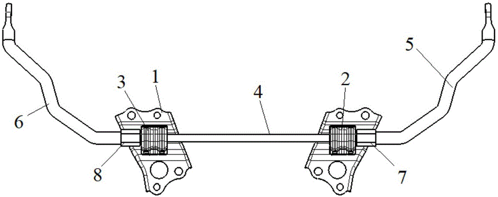 汽车稳定杆总成及其装配方法与流程
