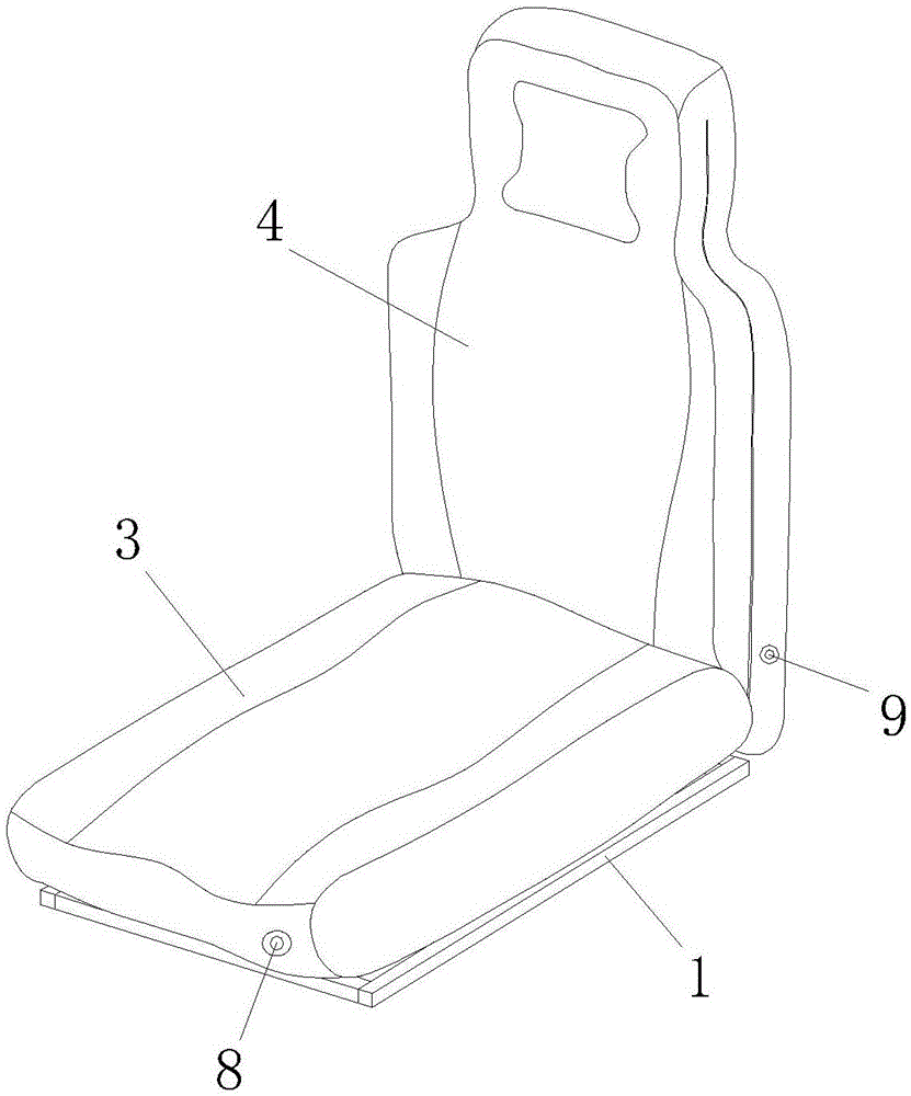 一种气囊式汽车空调座椅的制作方法