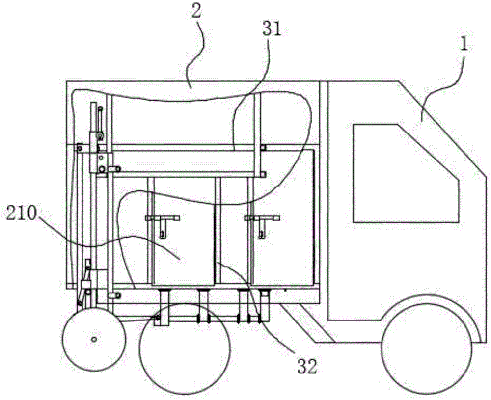 煤气钢瓶专用装载车厢及其运输车的制作方法