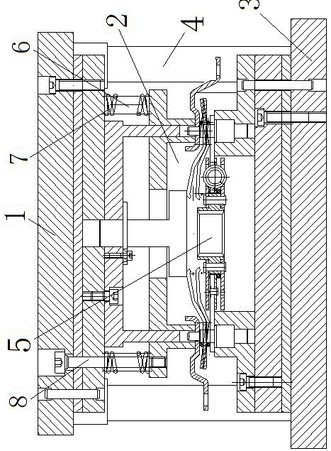 汽车离合器盖总成铆接工装的制作方法