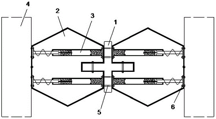 公路护栏磁式防阻块的制作方法