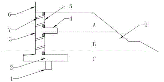 一种上字型挡土墙结构的制作方法