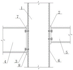 一种钢管混凝土柱与箱形梁和工字梁连接十字形异形节点的制作方法