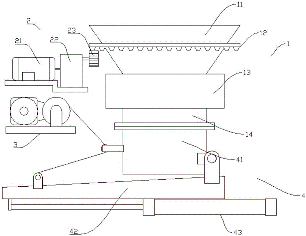 一种溜槽布料器的制作方法