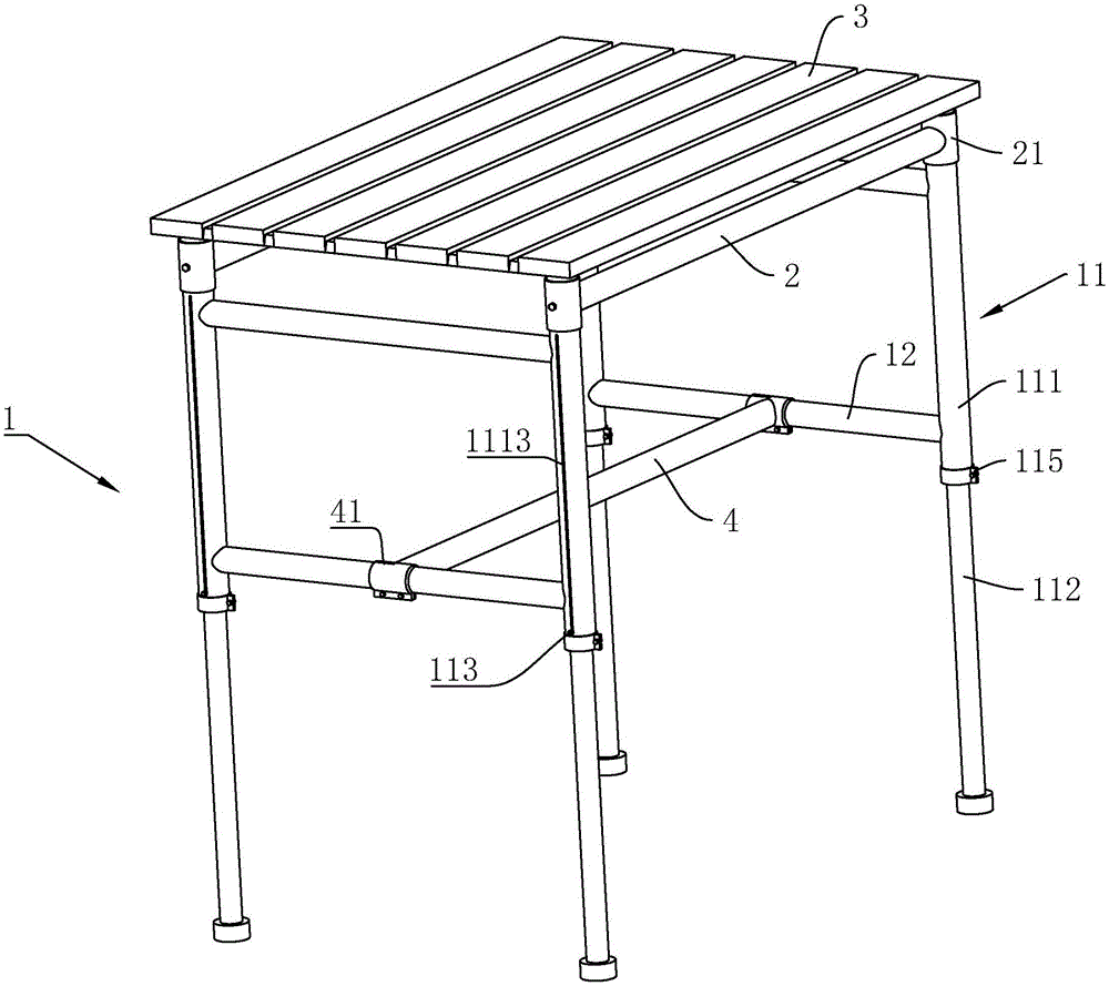 室内装修用可调节脚手架的制作方法