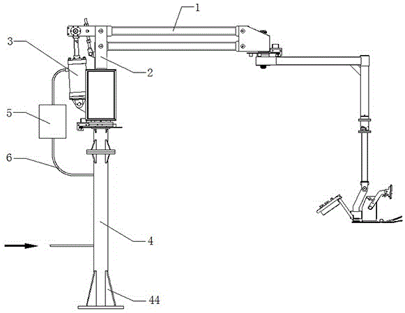 一种气动助力机械手的断气延时装置的制作方法