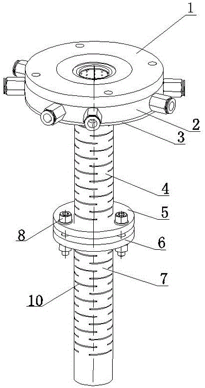 微喷式滴灌带设备用定径冷却设备的制作方法