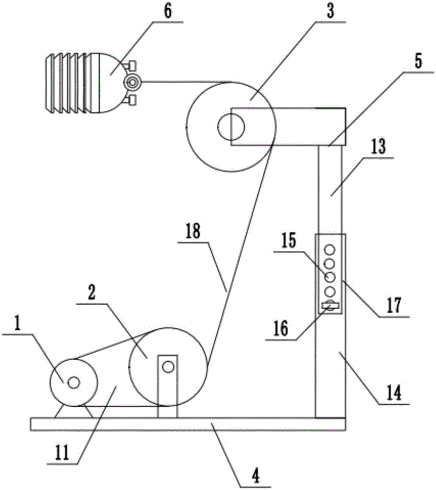 一种PE管在定径过程中开机快速牵引装置的制作方法