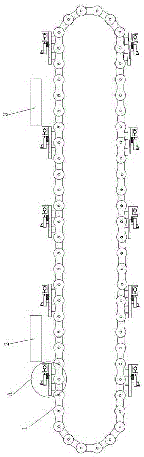 一种端子机线缆链条传送装置的制作方法