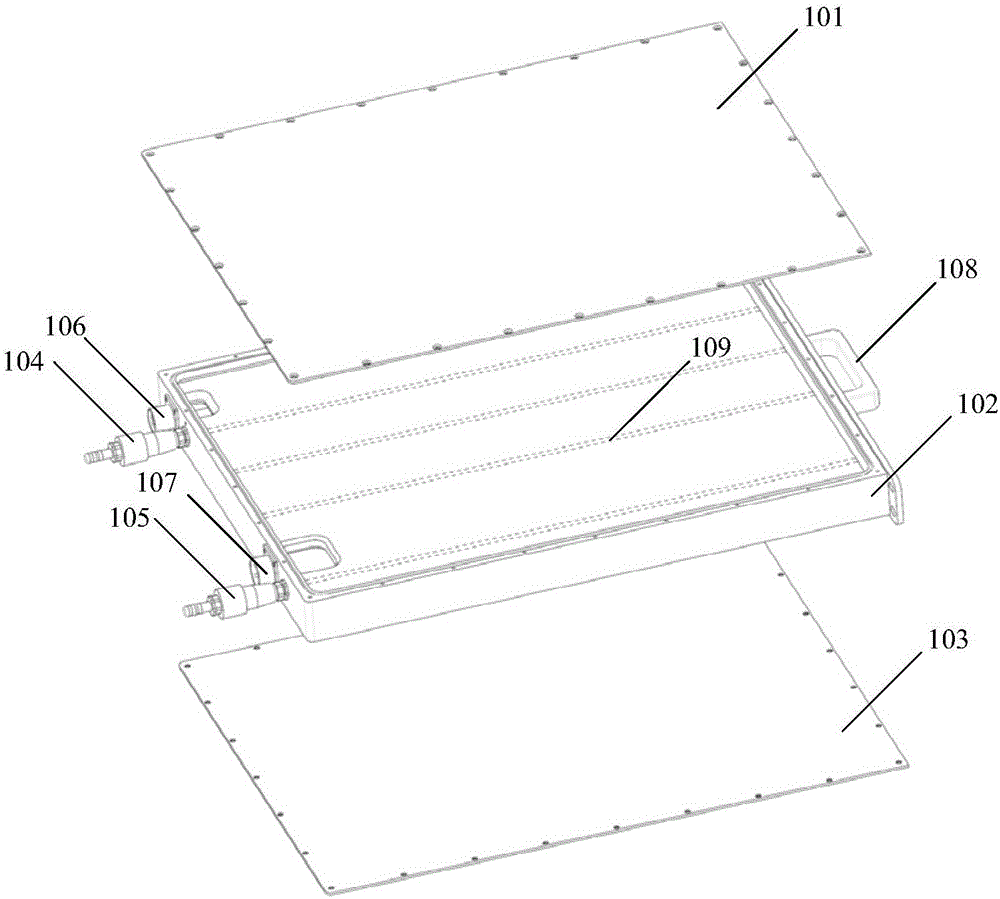 一种中功率光纤激光器水冷结构的制作方法