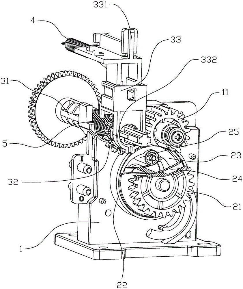 一种喷墨打印机的供墨泵驱动结构的制作方法
